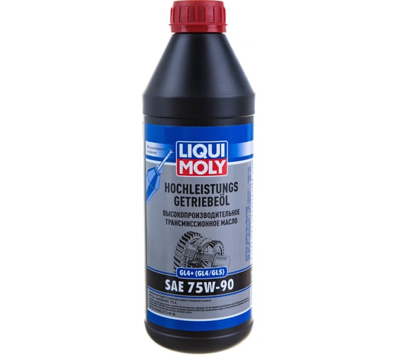 Синтетическое трансмиссионное масло 1л 75W-90 LIQUI MOLY Hochleistungs-Getriebeoil GL4+(GL-4/GL-5) 3979