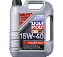 Минеральное моторное масло LIQUI MOLY MoS2 Leichtlauf 15W-40 5л 1933