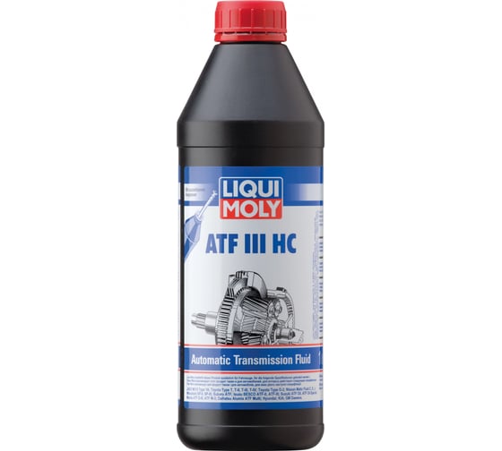 НС-синтетическое трансмиссионное масло для АКПП LIQUI MOLY ATF III HC 1л 3946 1