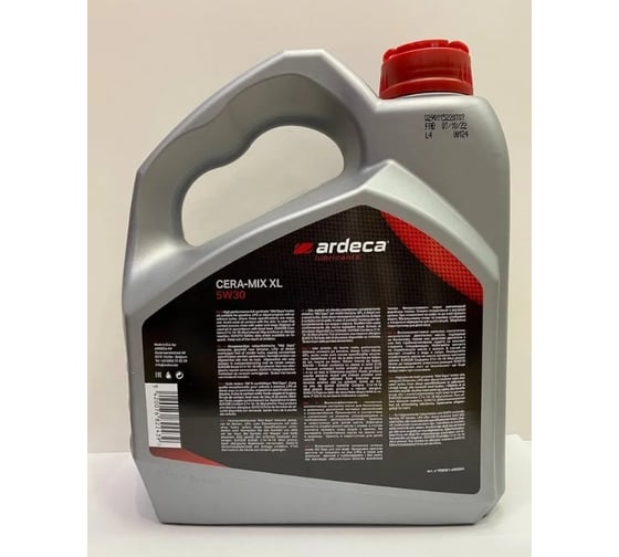 Моторное масло ARDECA CERA-MIX XL 5W40, 4 л P08011-ARD004