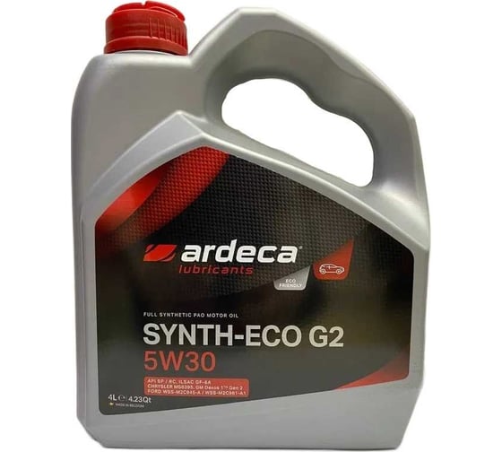 Моторное масло ARDECA SYNTH-ECO G2 5W30 4л P01371-ARD004 1