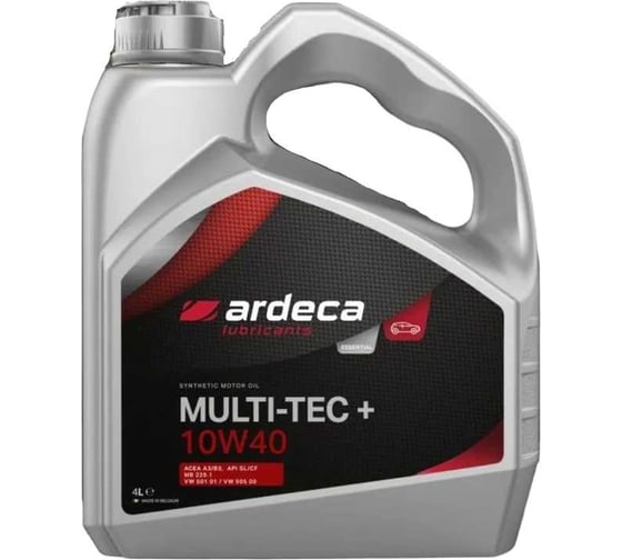 Моторное масло ARDECA MULTI-TEC+ 10W40, 4 л P03011-ARD004