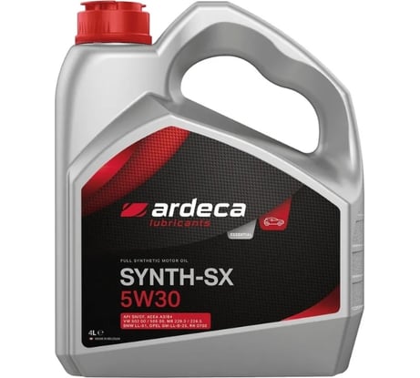 Моторное масло ARDECA SYNTH-SX 5W30 4л P01171-ARD004