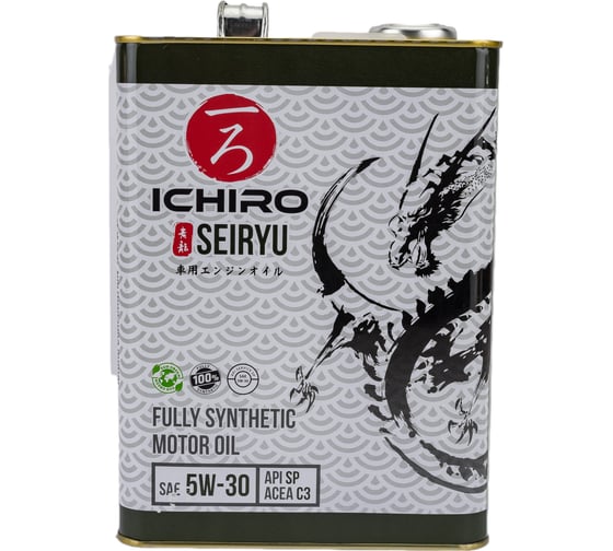Моторное масло ICHIRO SEIRYU 5W30 API SP ACEA C3 4л ICR-1452-4 1