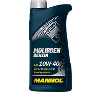 Mасло полусинтетическое Molibden Benzin SAE10W-40, 1л MANNOL 1120
