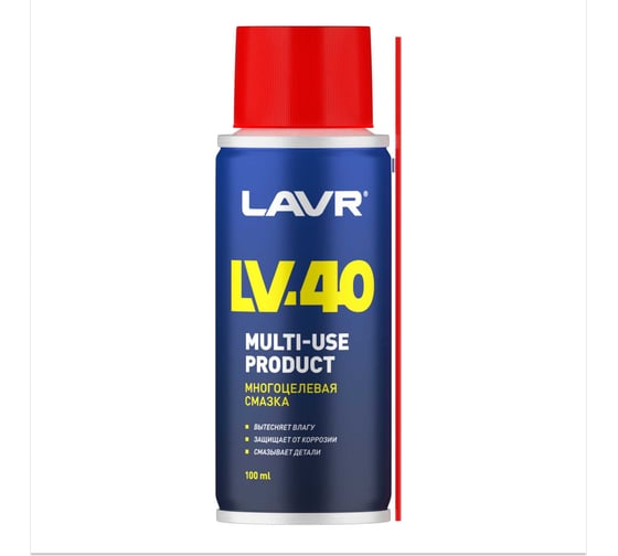 Многоцелевая смазка LAVR LV-40 100 мл Ln1496