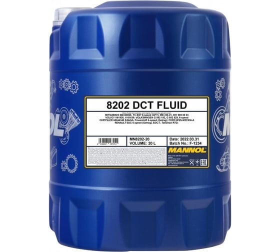 Трансмиссионное масло MANNOL DCT FLUID 20 л 3057 1