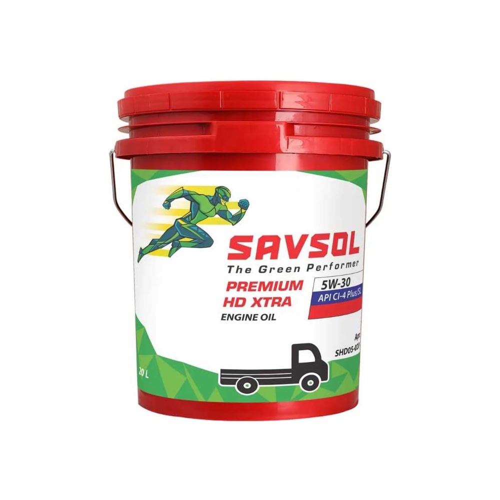 Синтетическое дизельное масло SAVSOL Premium HD Xtra 5W-30, API CI-4 ...