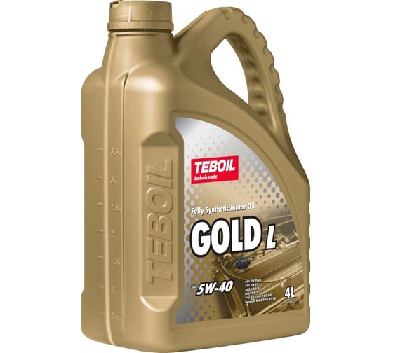 Моторное масло TEBOIL Gold L 5W-40, 4 л 3475041
