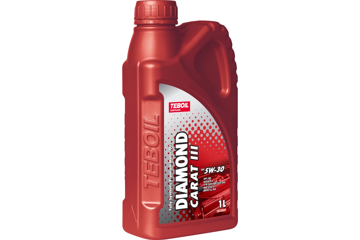 Моторное масло Teboil Diamond Carat III 5W-30, 1 л 3725809 - выгодная ...