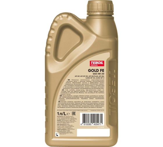 Моторное масло TEBOIL Gold FE 5w-30, 1 л 3470600