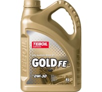 Моторное масло TEBOIL Gold FE 0w-30, 4 л 3468078