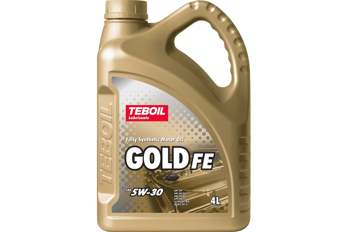 Моторное масло TEBOIL Gold FE 5w-30, 4 л 3470594