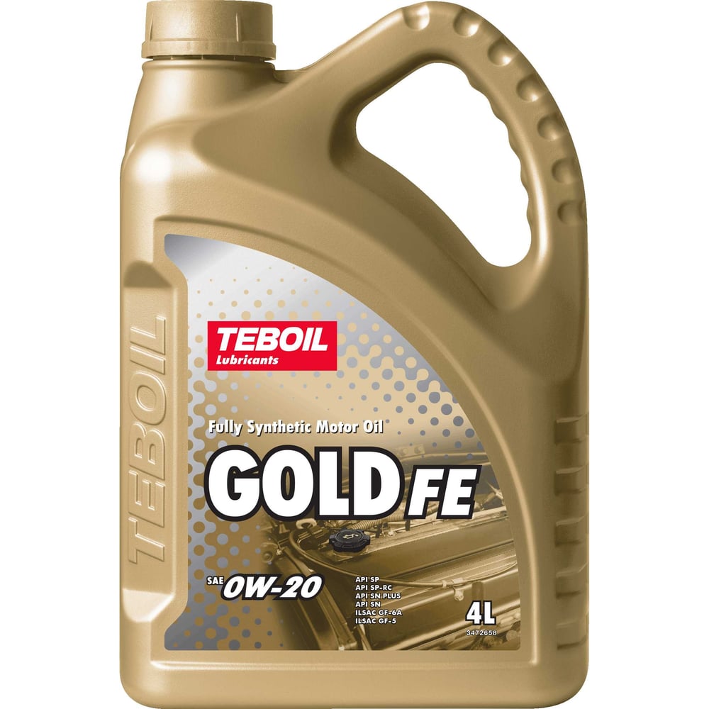 Моторное масло TEBOIL Gold FE 0w-20, 4 л 3468067 - выгодная цена, отзывы,  характеристики, фото - купить в Москве и РФ