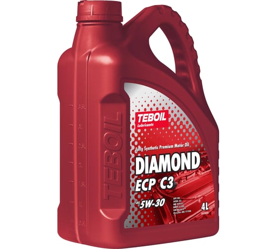 Моторное масло TEBOIL Diamond ECP c3, 5w-30, 4 л 3453876