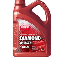 Моторное масло diamond multi 5w-40, 4л TEBOIL 3455081