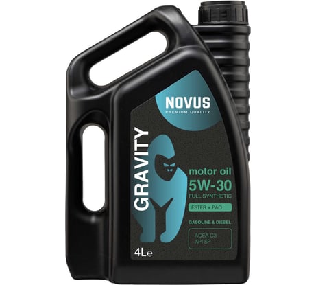 Моторное масло Новус NOVUS GRAVITY 5W-30, (PAO+Ester) C3, DPF 4 л GRA201804