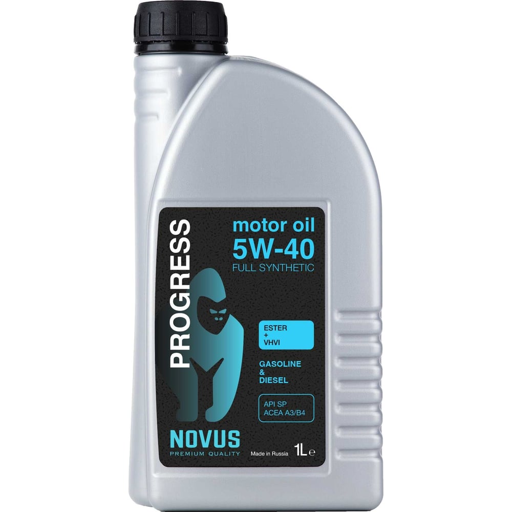 Моторное масло Новус NOVUS PROGRESS 5W-40 (ESTER+AN+VHVI) ACEA A3/B4, 1 ...