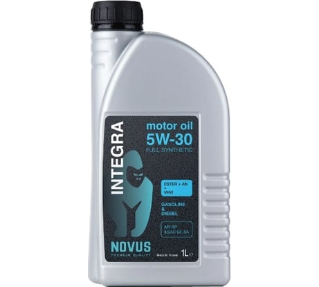 Моторное масло Новус NOVUS INTEGRA 5W-30 (ESTER+AN+VHVI) ILSAC GF 5/6A, 1 л INT202301