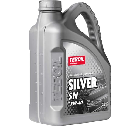 Моторное масло TEBOIL Silver SN, 5w-40, 4 л 3453924