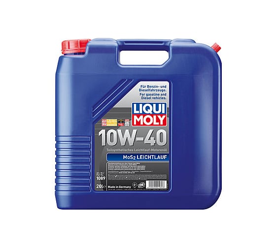 Полусинтетическое моторное масло LIQUI MOLY MoS2 Leichtlauf 10W-40 20л 1089