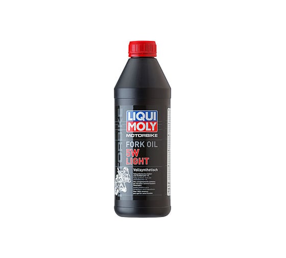 Синтетическое масло для вилок и амортизаторов LIQUI MOLY Motorbike Fork Oil Light 5W 1л 2716 1