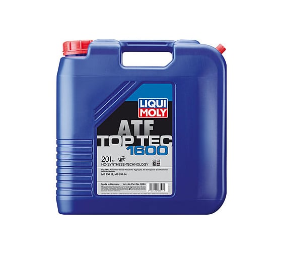 НС-синтетическая трансмиссионное масло для АКПП LIQUI MOLY Top Tec ATF 1600 20л 3694 1