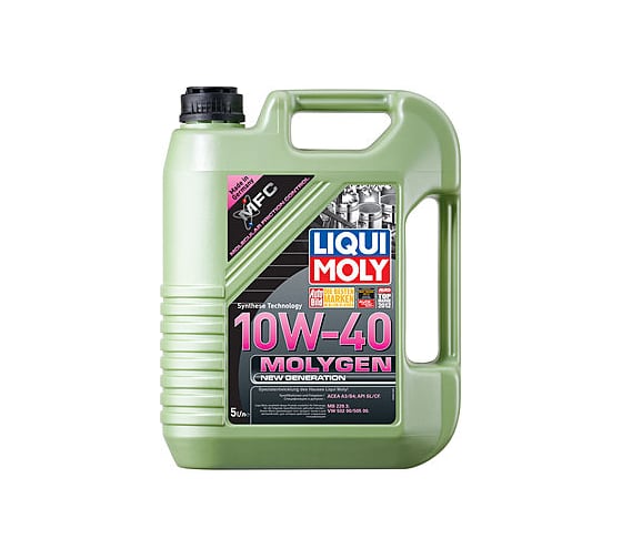 НС-синтетическое моторное масло LIQUI MOLY Molygen New Generation 10W-40 5л 9061