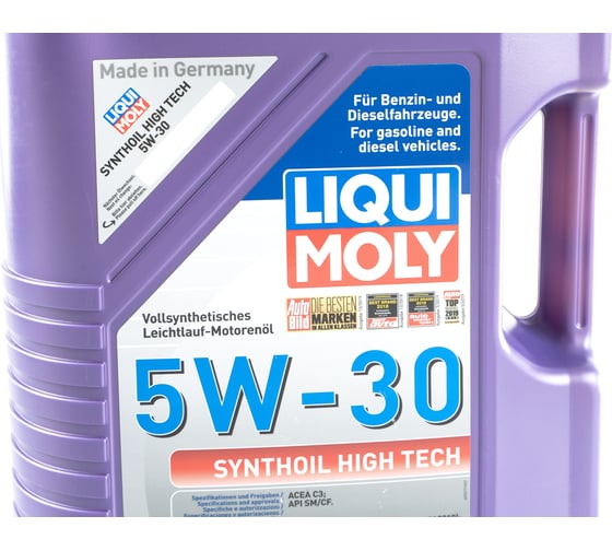 Синтетическое моторное масло LIQUI MOLY Synthoil High Tech 5W-30 CF/SM C3 5л 9077