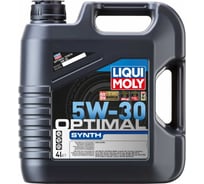 НС-синтетическое моторное масло LIQUI MOLY Optimal HT Synth 5W-30 A3/B4 4л 39001 15598674