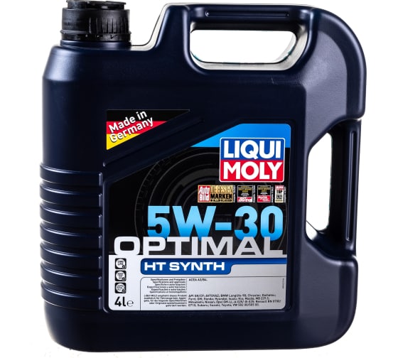 НС-синтетическое моторное масло LIQUI MOLY Optimal HT Synth 5W-30 A3/B4 4л 39001 1