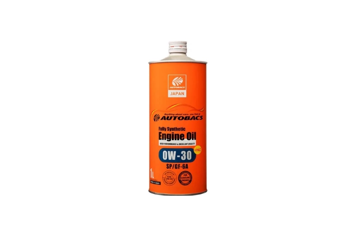 Моторное масло AUTOBACS 0w-30 engine oil api sp ilsac gf-6a synthetic .