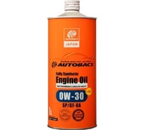 Моторное масло AUTOBACS  0w-30 engine oil api sp ilsac gf-6a synthetic, 1 л A00032233 26756366