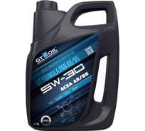 Моторное масло GT OIL GT Formula PAO A5/B5, SAE 5W-30, API SL/CF, 4 л 8809059409671 26011943