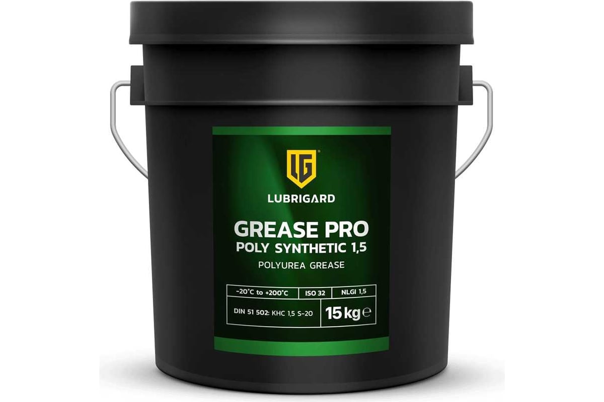 Пластичная смазка Lubrigard GREASE PRO POLY 1.5 LGPGPOLYSYNEP15TPK15