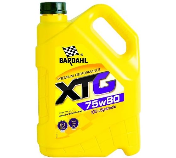 Трансмиссионное масло BARDAHL XTG 75W80, 5 л 36373