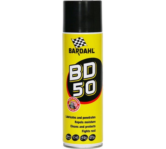 Универсальный спрей BARDAHL BD-50 разблокирует, очищает, смазывает 500 мл 3221