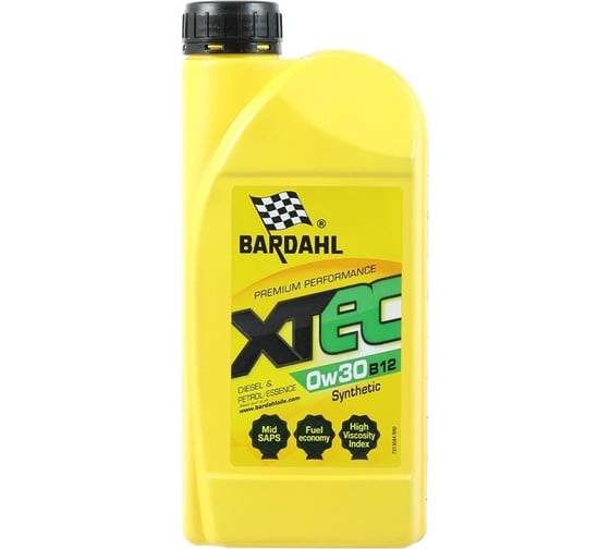 Моторное масло BARDAHL XTEC 0W30, B12 синтетическое, 1 л 36841 1