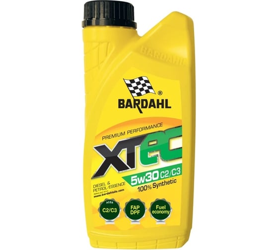 Моторное масло BARDAHL XTEC 5W30, синтетическое, 1 л 33071 1