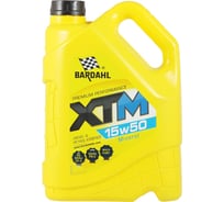 Моторное масло BARDAHL XTM 15W50, синтетическое, 5 л 36353