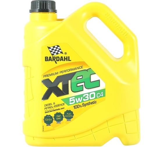 Моторное масло BARDAHL XTEC 5W30, синтетическое, 4 л 36152 1