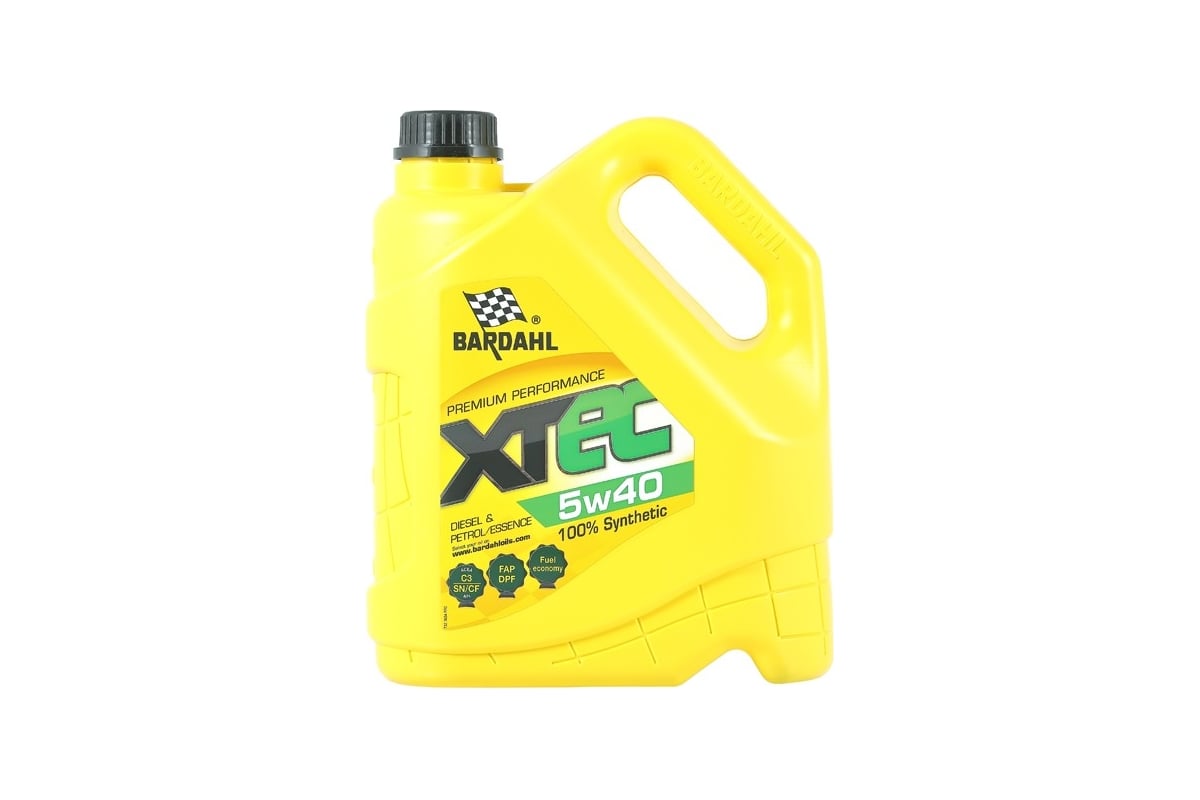 Моторное масло BARDAHL XTEC 5W40, синтетическое, 4 л 36342 - выгодная ...