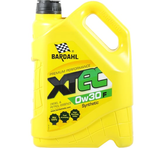 Моторное масло BARDAHL XTEC 0W30, F синтетическое, 5 л 36853