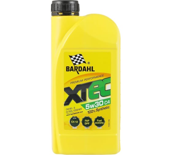 Моторное масло BARDAHL XTEC 5W30, синтетическое, 1 л 36151