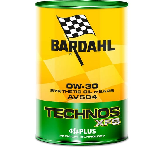 Моторное масло BARDAHL C60 TECHNOS XFS AV504 0W30, синтетическое, 1 л 369040