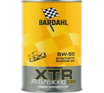 Моторное масло BARDAHL XTR C60 RACING 39.67 5W50, синтетическое, 1 л 306039