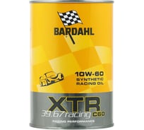 Моторное масло BARDAHL XTR C60 RACING 39.67 10W60, синтетическое, 1 л 327039