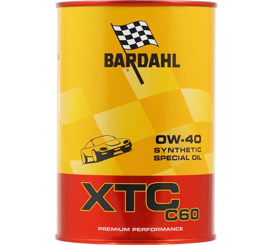 Моторное масло BARDAHL XTC C60 0W40, синтетическое, 1 л 300040 1