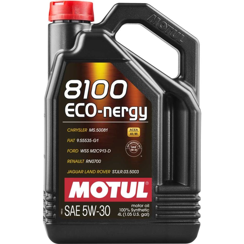 Моторное масло MOTUL 8100 ECO-nergy синтетическое, 5W30, 4 л 111860