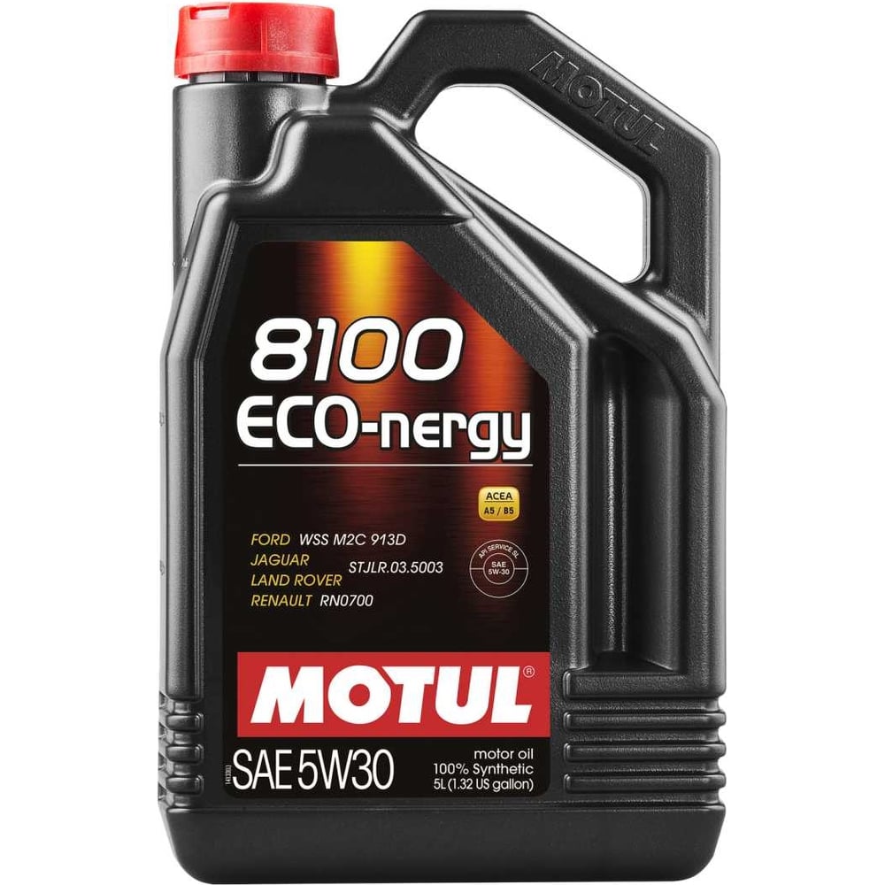 Моторное масло MOTUL 8100 ECO-nergy синтетическое, 5W30, 5 л 111686 ...